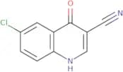 6-Chloro-4-oxo-1,4-dihydroquinoline-3-carbonitrile