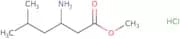 Methyl (3S)-3-amino-5-methylhexanoate hydrochloride
