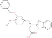 3-(1,3-Benzothiazol-2-yl)-4-[3-(benzyloxy)-4-methoxyphenyl]but-3-enoic acid