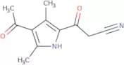 3-(4-Acetyl-3,5-dimethyl-1H-pyrrol-2-yl)-3-oxopropanenitrile