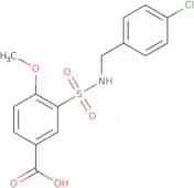 3-{[(4-Chlorophenyl)methyl]sulfamoyl}-4-methoxybenzoic acid