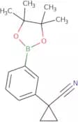 1-(3-(4,4,5,5-tetramethyl-1,3,2-dioxaborolan-2-yl)phenyl)cyclopropane-1-carbonitrile