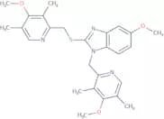 5-Methoxy-1-[(4-methoxy-3,5-dimethylpyridin-2-yl)methyl]-2-{[(4-methoxy-3,5-dimethylpyridin-2-yl)m…