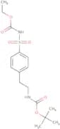 Ethyl 4-(2-N-Boc-2-aminoethyl)benzenesulfonamide carbamate