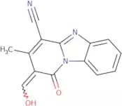 2-Formyl-3-methyl-1-oxo-1,5-dihydropyrido[1,2-a]benzimidazole-4-carbonitrile