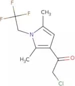 2-Chloro-1-[2,5-dimethyl-1-(2,2,2-trifluoroethyl)-1H-pyrrol-3-yl]ethan-1-one