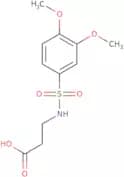 3-(3,4-Dimethoxybenzenesulfonamido)propanoic acid
