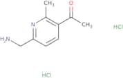 1-[6-(Aminomethyl)-2-methylpyridin-3-yl]ethan-1-one dihydrochloride