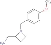 {1-[(4-Methoxyphenyl)methyl]azetidin-2-yl}methanamine