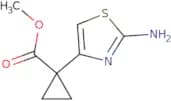 Methyl 1-(2-amino-1,3-thiazol-4-yl)cyclopropane-1-carboxylate