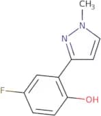 4-Fluoro-2-(1-methyl-1H-pyrazol-3-yl)phenol