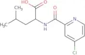 2-[(4-Chloropyridin-2-yl)formamido]-4-methylpentanoic acid