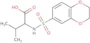 2-(2,3-Dihydro-1,4-benzodioxine-6-sulfonamido)-3-methylbutanoic acid