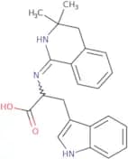 2-(3,3-Dimethyl-3,4-dihydro-isoquinolin-1-ylamino)-3-(1H-indol-3-yl)-propionic acid