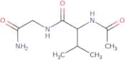 N-(Carbamoylmethyl)-2-acetamido-3-methylbutanamide