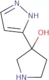 3-(1H-Pyrazol-5-yl)pyrrolidin-3-ol