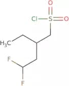 2-Ethyl-4,4-difluorobutane-1-sulfonyl chloride