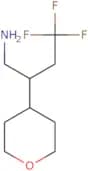4,4,4-Trifluoro-2-(tetrahydro-2H-pyran-4-yl)butan-1-amine