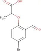 2-(4-Bromo-2-formylphenoxy)propanoic acid