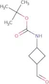 rac-tert-butyl N-[(1r,3r)-3-formylcyclobutyl]carbamate, trans