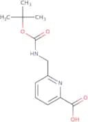 6-(((tert-Butoxycarbonyl)amino)methyl)picolinic acid