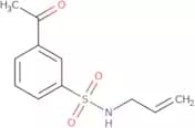 3-Acetyl-N-(prop-2-en-1-yl)benzene-1-sulfonamide