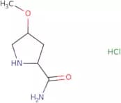 (2S,4S)-4-Methoxypyrrolidine-2-carboxamide hydrochloride