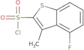 4-Fluoro-3-methyl-1-benzothiophene-2-sulfonyl chloride