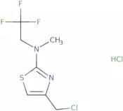 4-(Chloromethyl)-N-methyl-N-(2,2,2-trifluoroethyl)-1,3-thiazol-2-amine hydrochloride