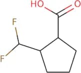 2-(Difluoromethyl)cyclopentane-1-carboxylic acid