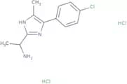 1-[4-(4-Chlorophenyl)-5-methyl-1H-imidazol-2-yl]ethan-1-amine dihydrochloride