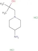 1-(4-Aminopiperidin-1-yl)-2-methylpropan-2-ol dihydrochloride