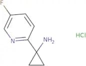 1-(5-Fluoropyridin-2-yl)cyclopropan-1-amine hydrochloride