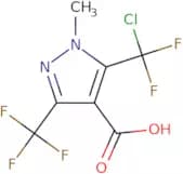 5-(Chlorodifluoromethyl)-1-methyl-3-(trifluoromethyl)-1H-pyrazole-4-carboxylic acid