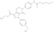 Ethyl 6-[4-[(5-chloro-1-oxopentyl)amino]phenyl]-4,5,6,7-tetrahydro-1-(4-methoxyphenyl)-7-oxo-1H-py…