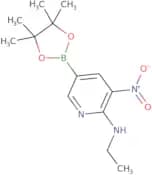 N-Ethyl-3-nitro-5-(tetramethyl-1,3,2-dioxaborolan-2-yl)pyridin-2-amine