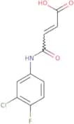 3-[(3-Chloro-4-fluorophenyl)carbamoyl]prop-2-enoic acid