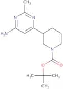 tert-Butyl 3-(6-amino-2-methylpyrimidin-4-yl)piperidine-1-carboxylate