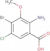 2-Amino-4-bromo-5-chloro-3-methoxybenzoic acid