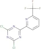 2,4-Dichloro-6-(6-(trifluoromethyl)pyridin-2-yl)-1,3,5-triazine