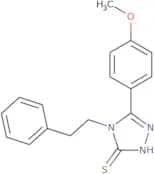 5-(4-Methoxyphenyl)-4-(2-phenylethyl)-4H-1,2,4-triazole-3-thiol