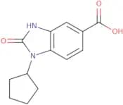 1-Cyclopentyl-2-oxo-2,3-dihydro-1H-1,3-benzodiazole-5-carboxylic acid