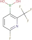 [6-Fluoro-2-(trifluoromethyl)pyridin-3-yl]boronic acid