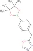 2-{[4-(Tetramethyl-1,3,2-dioxaborolan-2-yl)phenyl]methyl}-1,3,4-oxadiazole