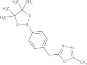 2-Methyl-5-[[4-(4,4,5,5-tetramethyl-1,3,2-dioxaborolan-2-yl)phenyl]methyl]-1,3,4-oxadiazole