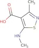 3-Methyl-5-(methylamino)-1,2-thiazole-4-carboxylic acid