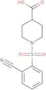 1-(2-Cyanobenzenesulfonyl)piperidine-4-carboxylic acid