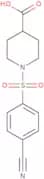 1-(4-Cyanobenzenesulfonyl)piperidine-4-carboxylic acid