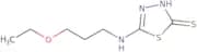 5-[(3-Ethoxypropyl)amino]-1,3,4-thiadiazole-2-thiol