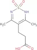 3-(3,5-Dimethyl-1,1-dioxo-2H-1,2,6-thiadiazin-4-yl)propanoic acid